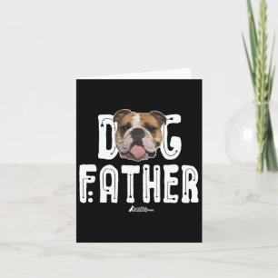Tarjeta Bulldog Perro Padre Bulldog El Dogfather Ruff Life