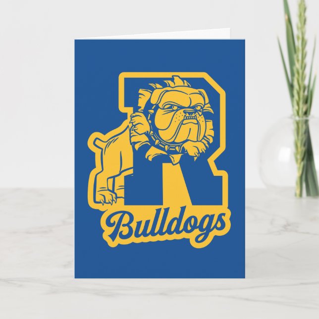 Tarjeta Bulldoges de Riverdale Letterman (Anverso)