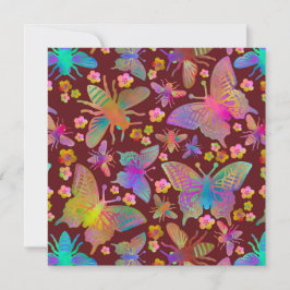 Tarjeta Bullizos de mariposas en la Tierra de Hierro