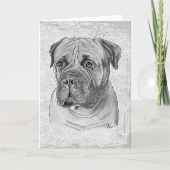 Tarjeta Bullmastiff (Anverso)