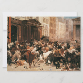 Tarjeta Bulls y osos en el mercado de valores (W.H. Beard)