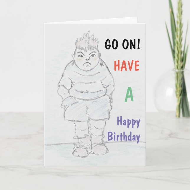 Tarjeta Bully Boy Birthday (Anverso)