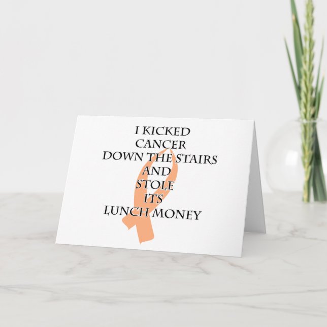 Tarjeta Bully de Cáncer (Cinta de Peach) (Anverso)