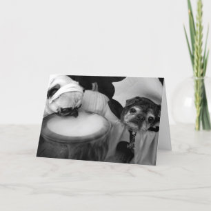 Tarjeta Bumblesnot Halloween: Algo que se está fra