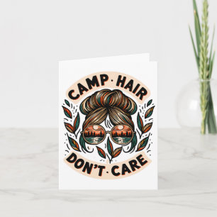 Tarjeta Bun Camping La Vida Del Campamento De Amor No Le I