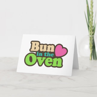 Tarjeta Bun In The Oven