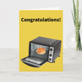 Tarjeta Bun In the Oven - Felicitaciones por embarazo