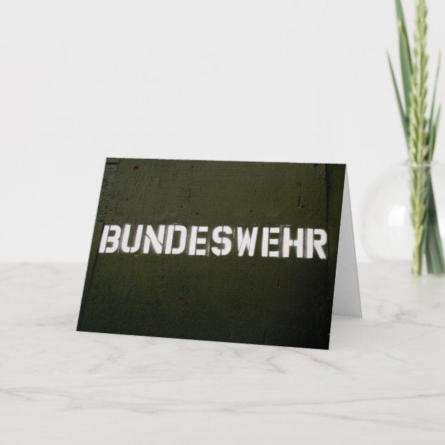 Tarjeta Bundeswehr (Anverso)