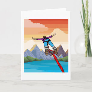 Tarjeta Bungee Jumping A La Libertad