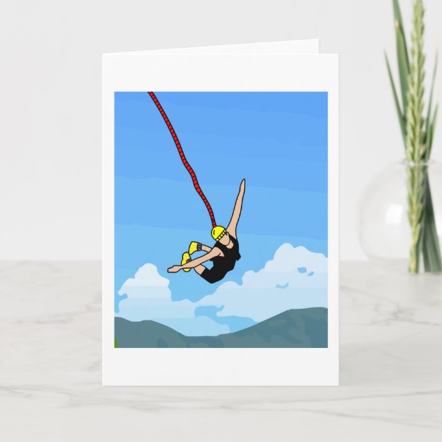 Tarjeta Bungee Jumping A La Libertad (Anverso)