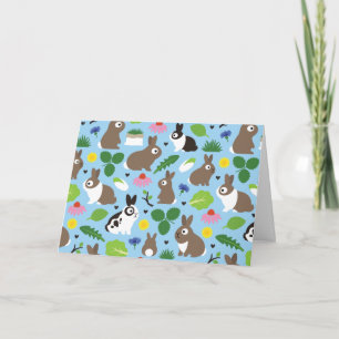 Tarjeta Bunnies Y Sus Tratamientos