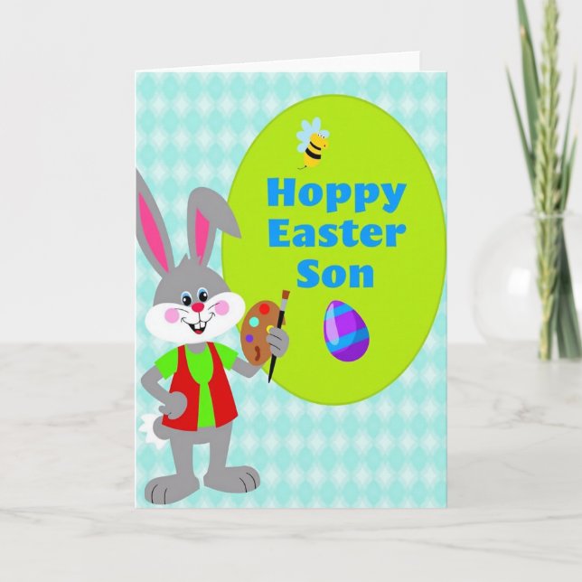 Tarjeta Bunny Artist Happy Season Card (Anverso)