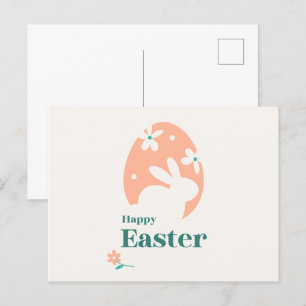 Tarjeta Bunny de postales de Pascua Feliz Pascua
