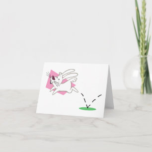 Tarjeta Bunny Hop Note Card
