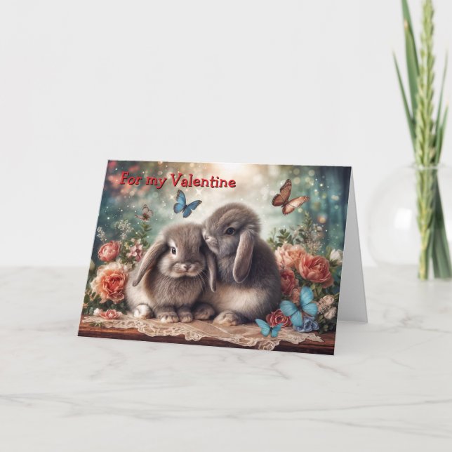 Tarjeta Bunny Love (Anverso)