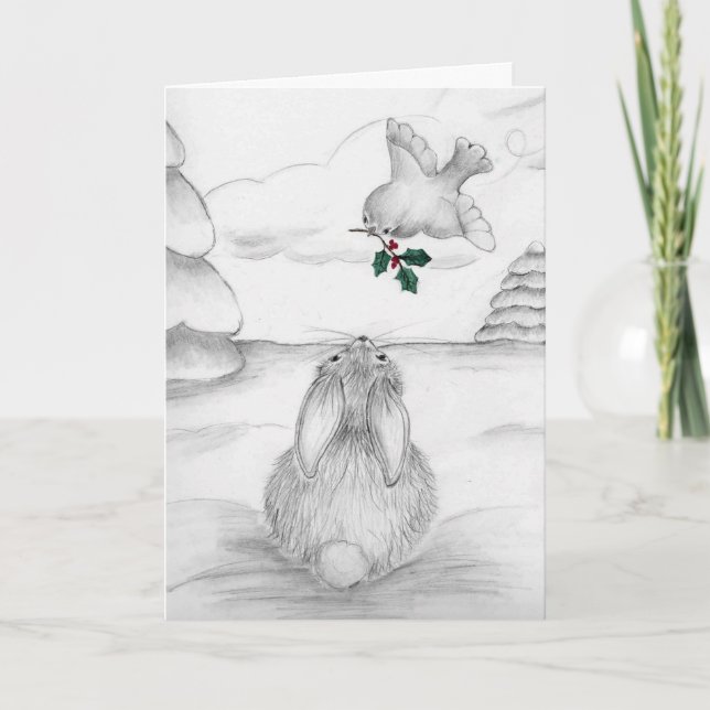 Tarjeta Bunny Navidades (Anverso)