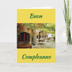 TARJETA "BUON COMPLEANNO" *****CUMPLEAÑOS***