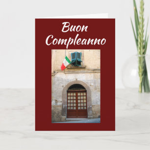 TARJETA "BUON COMPLEANNO" ****ITALIANO*** CUMPLEAÑOS