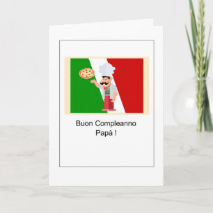 Tarjeta Buon Compleanno Papà - feliz cumpleaños en