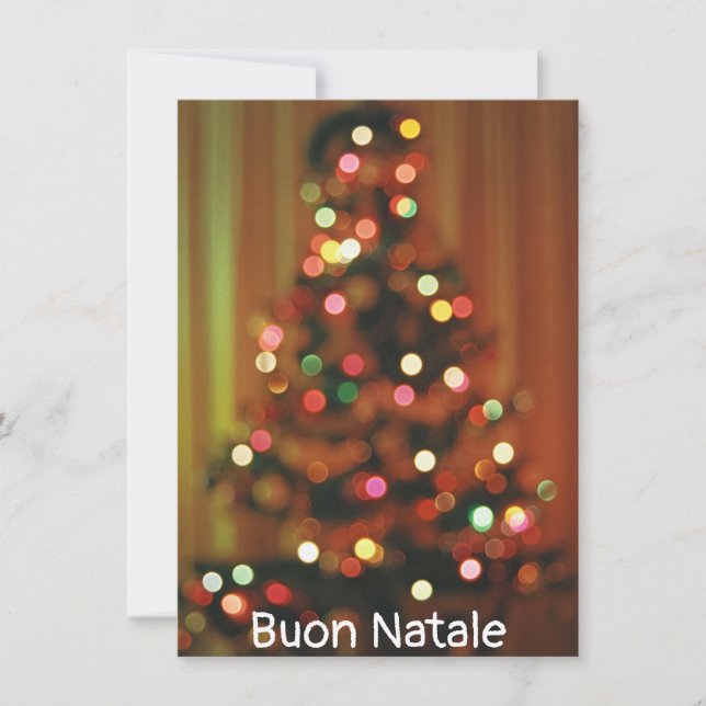 Tarjeta Buon Natale (Anverso)