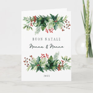 Tarjeta Buon Natale Holiday