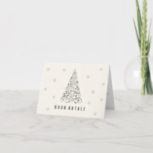Tarjeta Buon Natale (tarjeta de Navidad) Navidad italiana