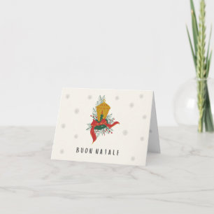 Tarjeta Buon Natale (tarjeta de Navidad) Navidad italiana