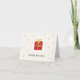 Tarjeta Buon Natale (tarjeta de Navidad) Navidad italiana
