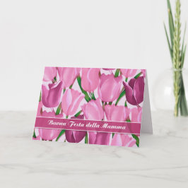 Tarjeta Buona Festa della Mamma. Día de la Madre en italia
