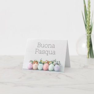 Tarjeta Buona Pasqua, Italia Feliz Pascua