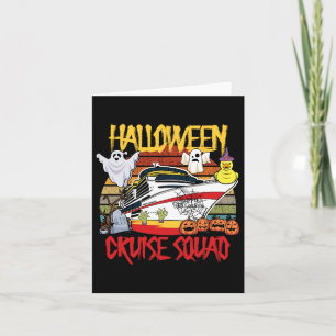 Tarjeta Buque de caza Bo de la brigada de cruceros Hallowe