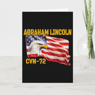 Tarjeta Buque de guerra Abraham Lincoln Cvn-72 Portaavione