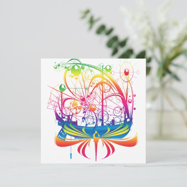 Tarjeta Buque de navegación (Anverso de pie)