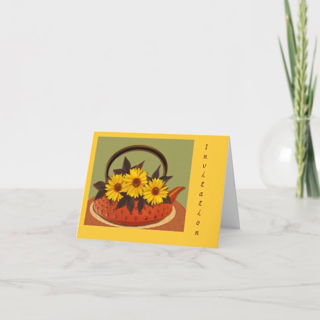 Tarjeta Buqué de Teapot (Anverso)