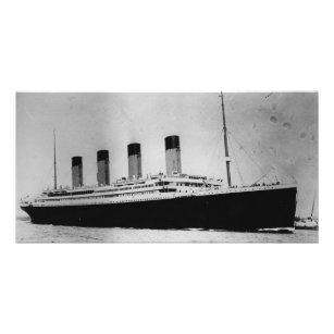Tarjeta buque de vapor de línea de pasajeros RMS Titanic