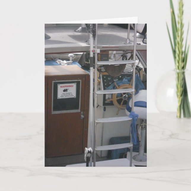 Tarjeta "Buque pesquero de Duluth ocupado" (Anverso)