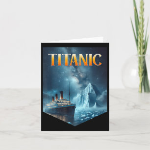 Tarjeta Buque Titanic Cruise Iceberg 1912 Rms Voyage Men W