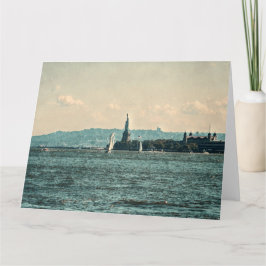 Tarjeta BUQUES DE SALIDA EN LA CARRETERA Jumbo DE LA BAHÍA