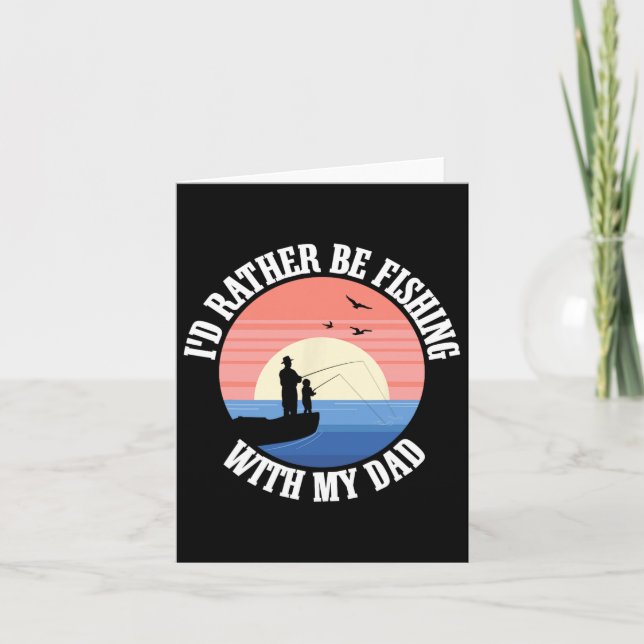 Tarjeta Buques pesqueros Padre Hija Pescador Daug (Anverso)