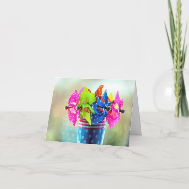 Tarjeta Buquete de pinillos (Anverso)