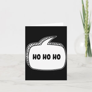Tarjeta Burbuja de habla Ho Ho Ho 