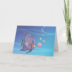 Tarjeta BURBUJA DE PESCADO de SHARON SHARPE