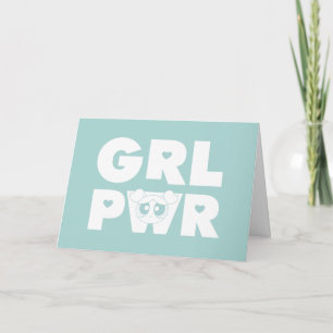 Tarjeta Burbujas: Poder Chica