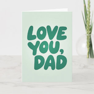 Tarjeta Burbujeante Dulce Día del Padre