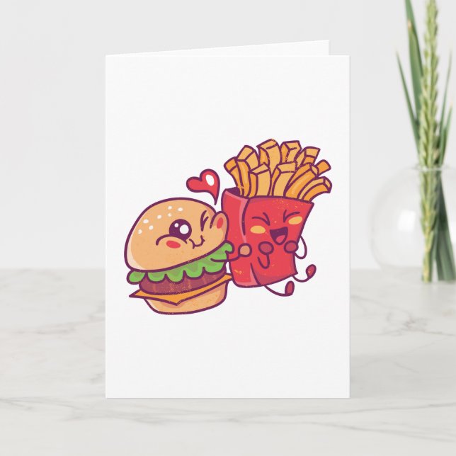 Tarjeta Burger Amas Fries (Anverso)