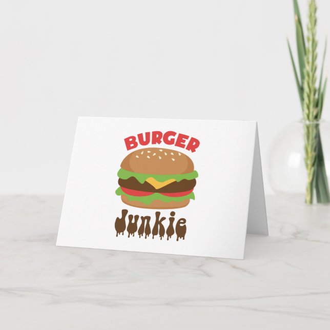 Tarjeta Burger Junkie (Anverso)