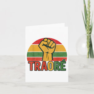 Tarjeta Burkina Faso: Capitán Bravo Ibrahim Traoré _ Thom