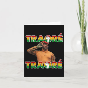 Tarjeta Burkina Faso: Ibrahim Traoré _ Thomas Sankara