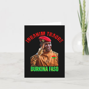 Tarjeta Burkina Faso: Ibrahim Traoré Thomas Sankara