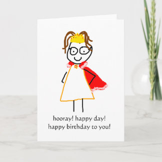 Tarjeta burlas de la máquina de hilar:  ¡feliz cumpleaños!
